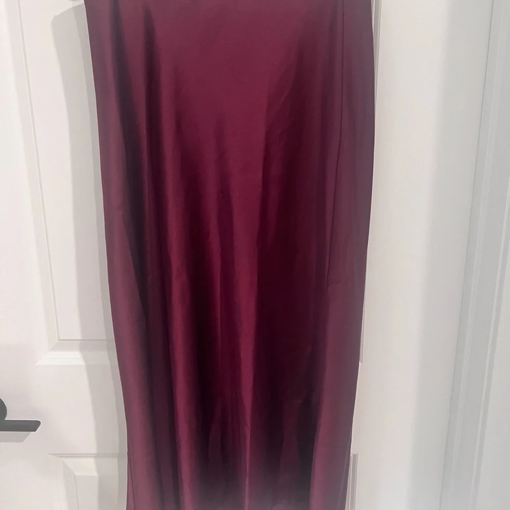 Zara Deep Burgundy Maxi Skirt - Picture 3 of 7